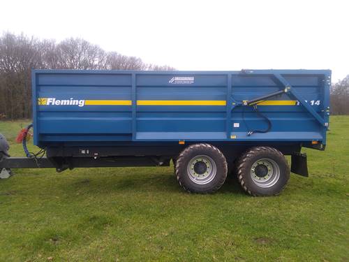 14T Fleming Silage Trailer