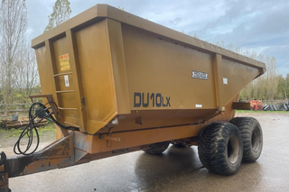richard western du10lx dump trailer  (PK145)