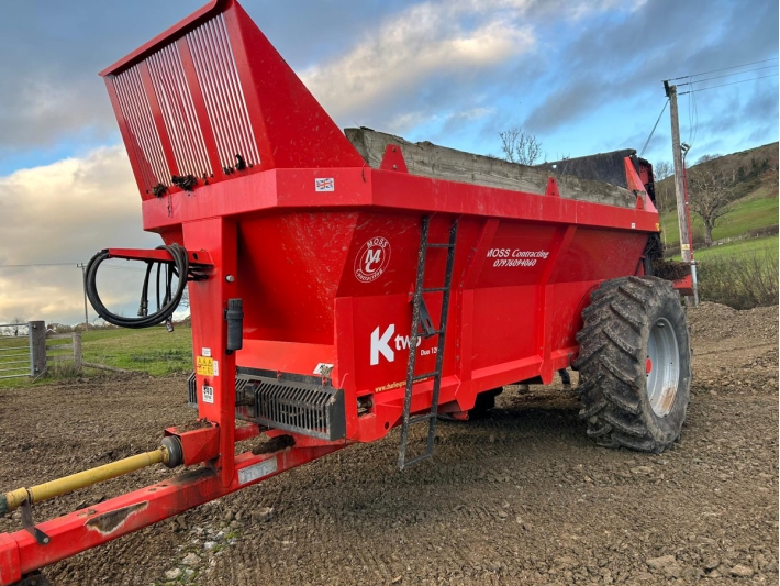 K Two Duo 1200 Mark 6 muckspreader for sale - profile
